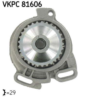 SKF Wasserpumpe VKPC 81606